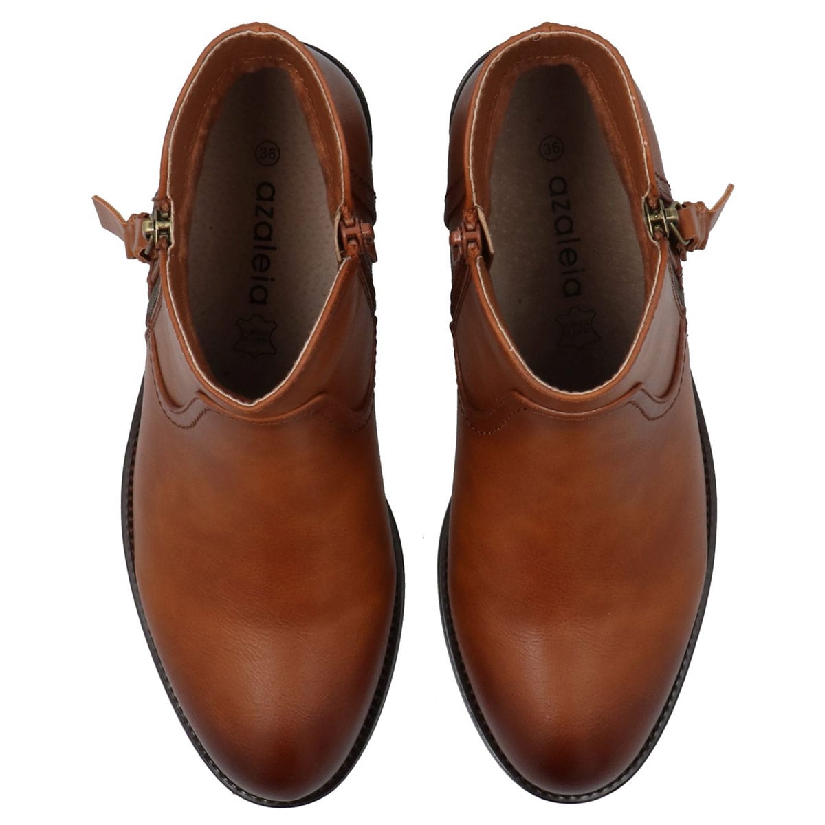 BOTINES MUJER HUSH-PUPPIES COGNAC ELIA - 6