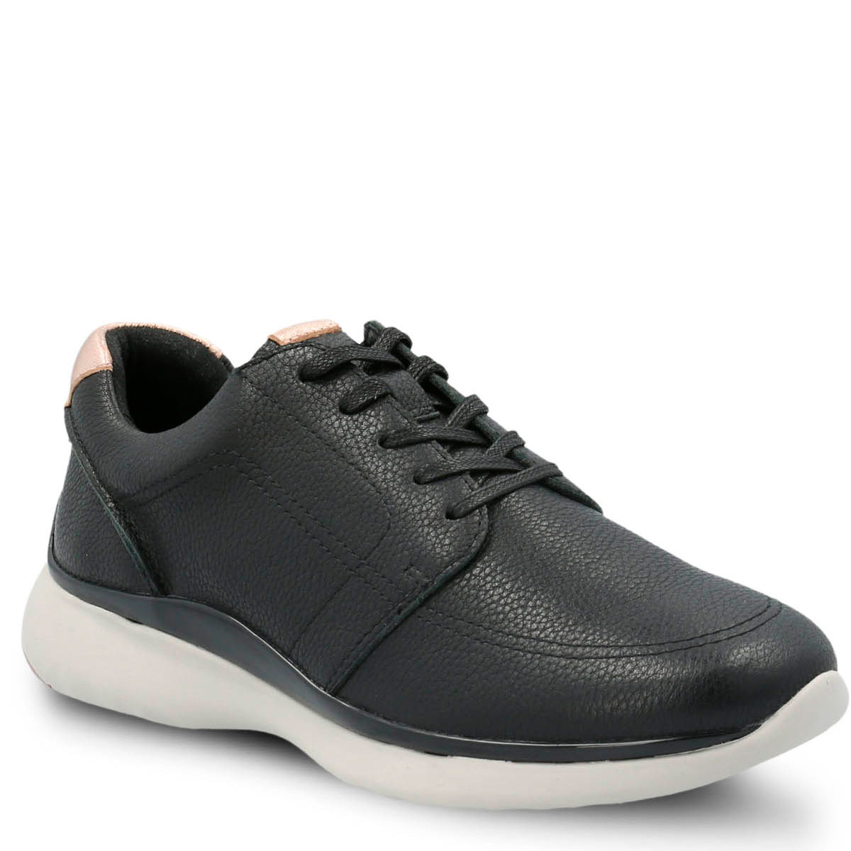 ZAPATILLAS DE CUERO MUJER HUSH-PUPPIES NEGRO GOSS - 2