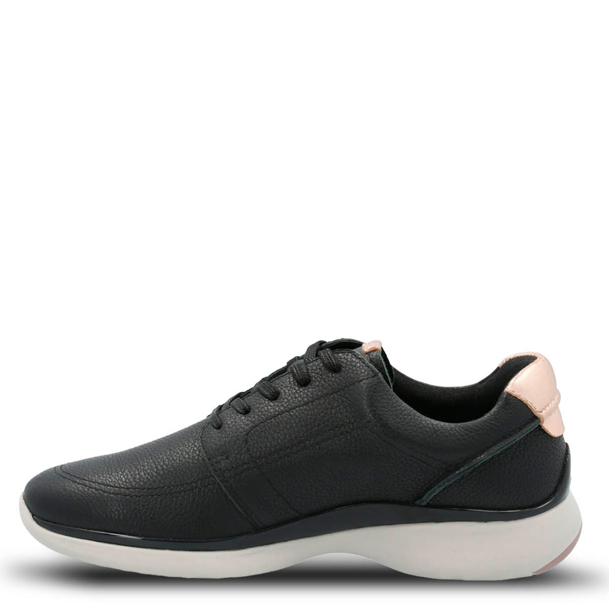 ZAPATILLAS DE CUERO MUJER HUSH-PUPPIES NEGRO GOSS - 5