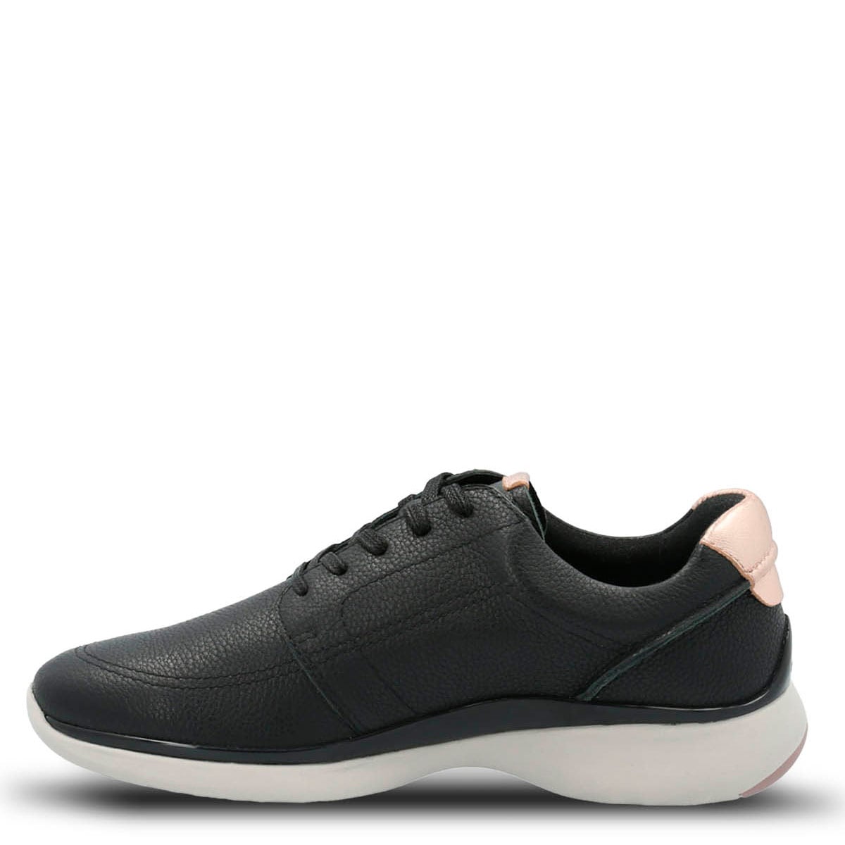 ZAPATILLAS DE CUERO MUJER HUSH-PUPPIES NEGRO GOSS - 5