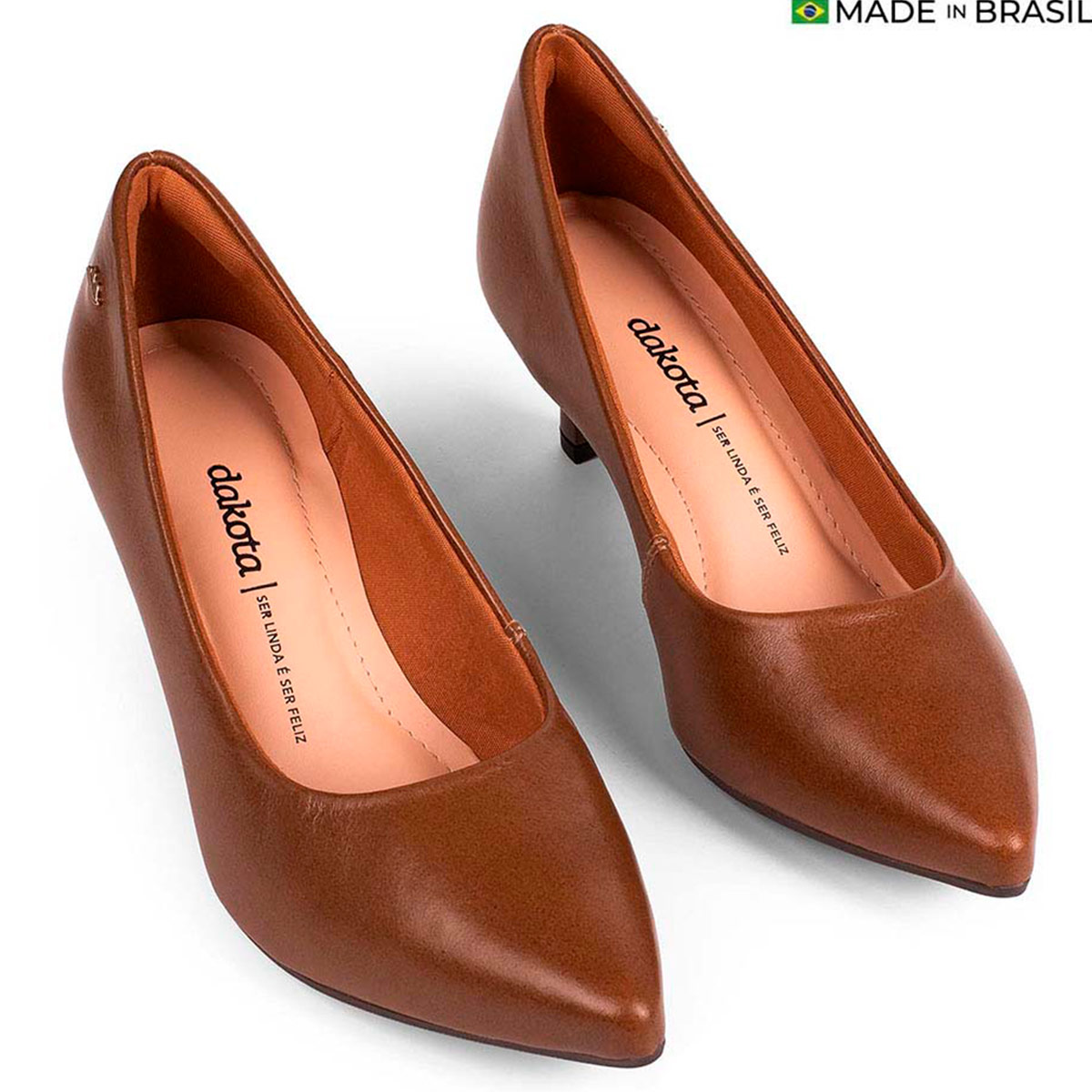 ZAPATOS DE VESTIR MUJER KOLOSH CAMEL CUERO - 5