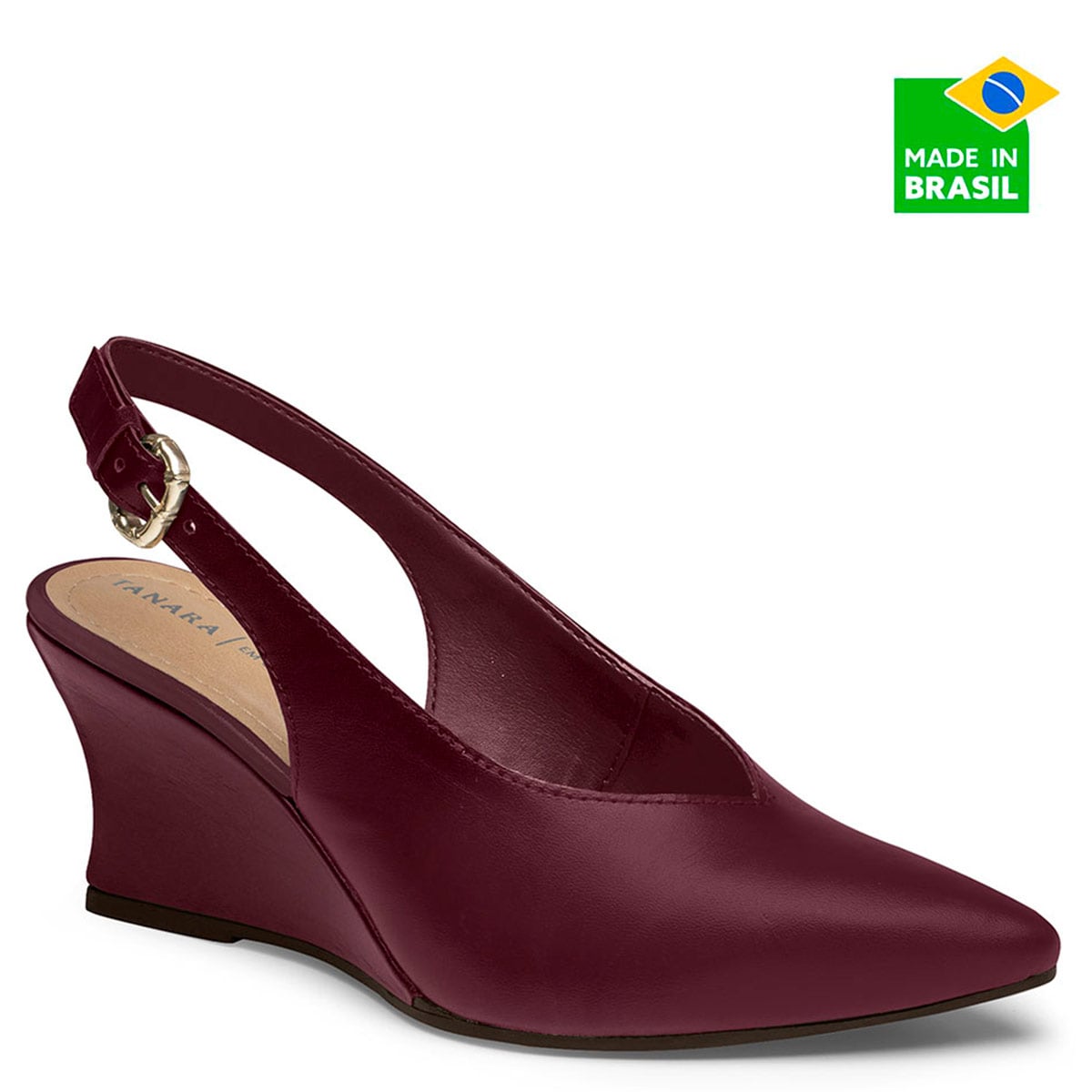 ZAPATOS DE VESTIR MUJER KOLOSH GUINDA - 1