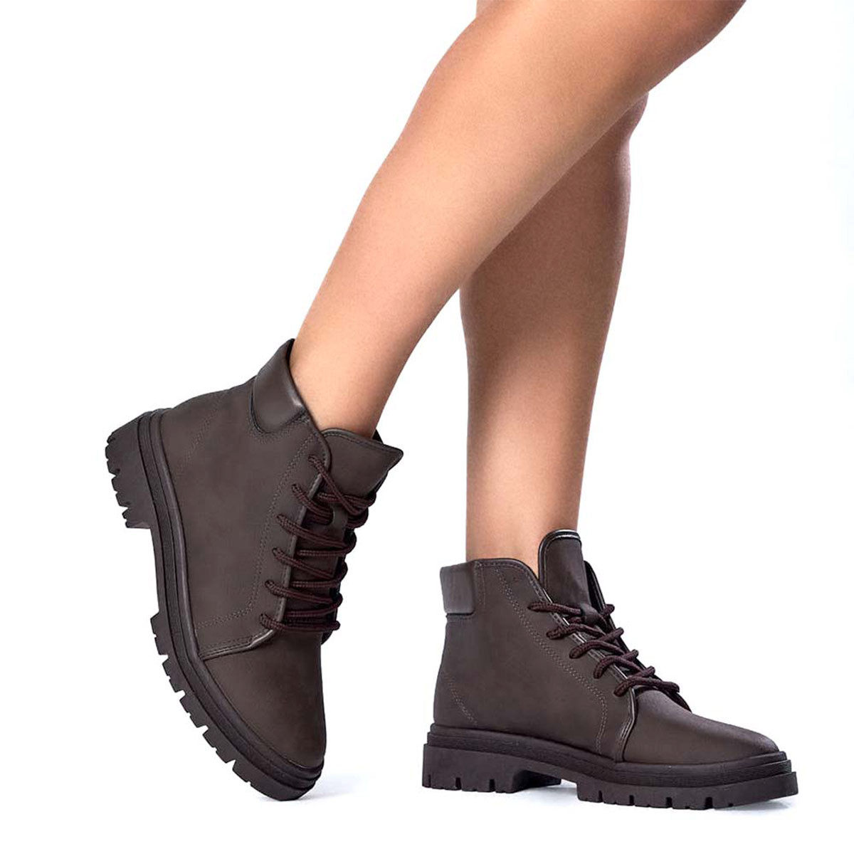 BOTINES MUJER MOLECA CHOCOLATE - 2