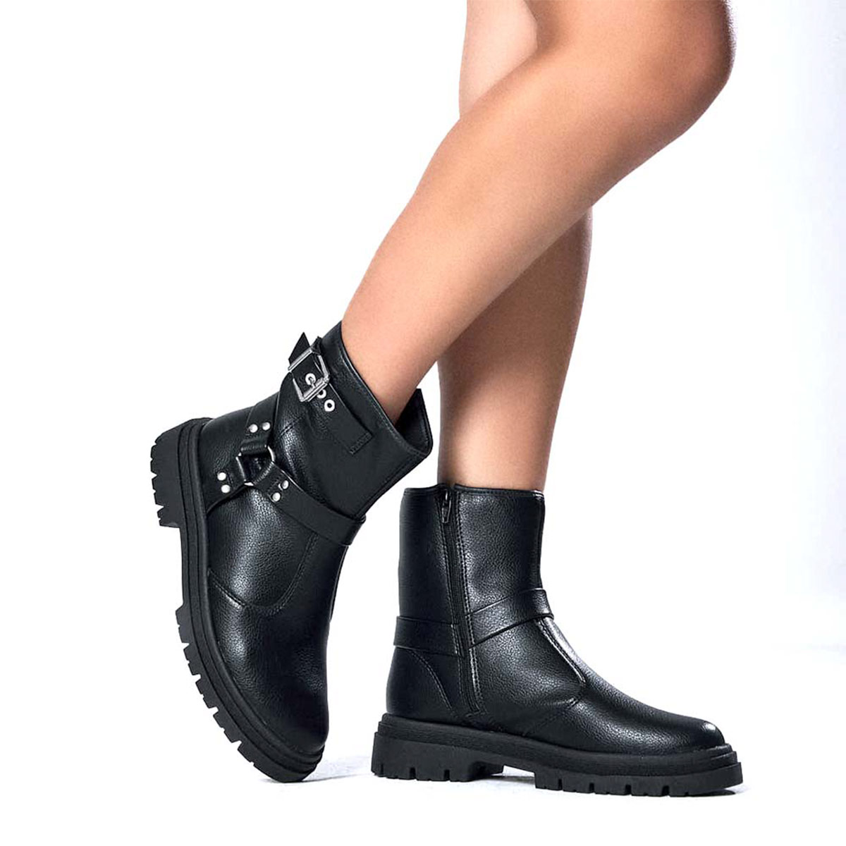 BOTINES MUJER MOLECA NEGRO - 2