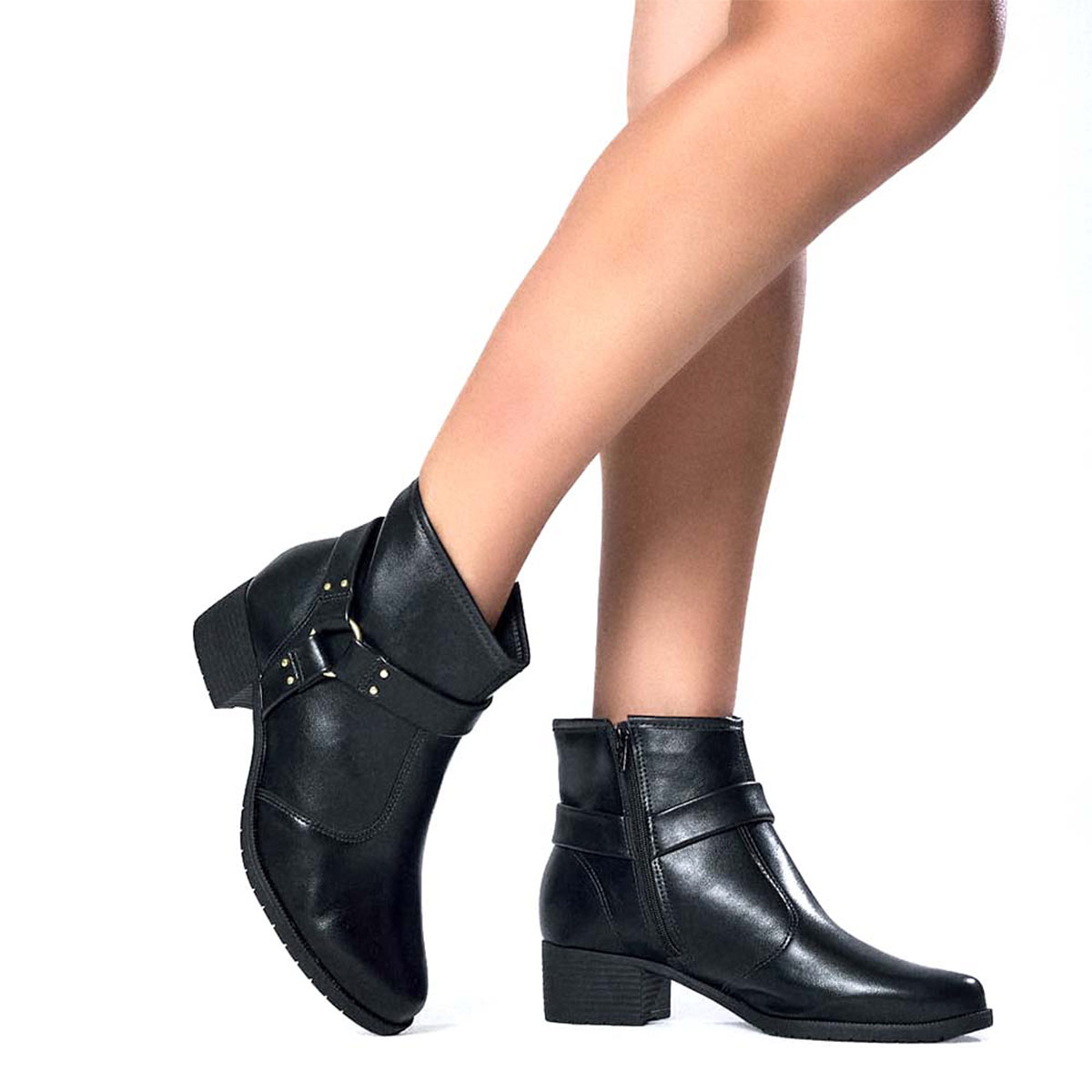 BOTINES MUJER MOLECA NEGRO - 2
