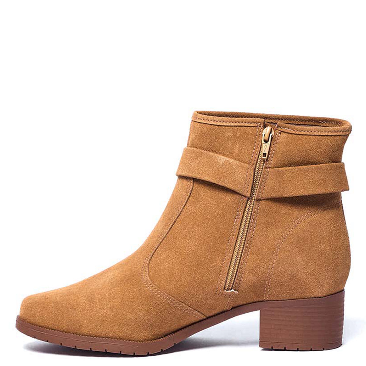 BOTINES MUJER MOLECA CARAMELO - 4