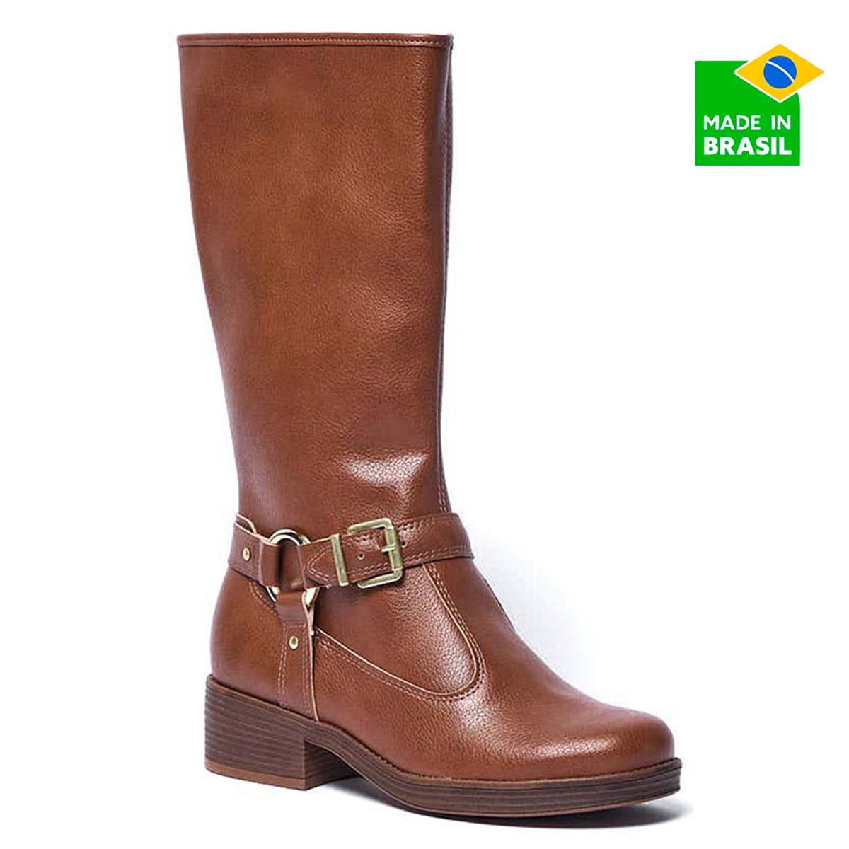 BOTAS MUJER MOLECA CARAMELO - 1
