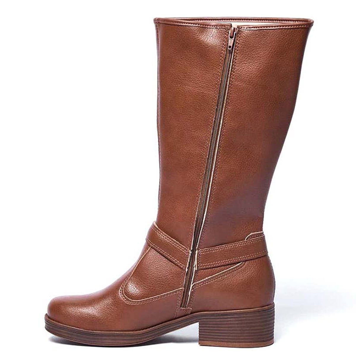 BOTAS MUJER MOLECA CARAMELO - 4