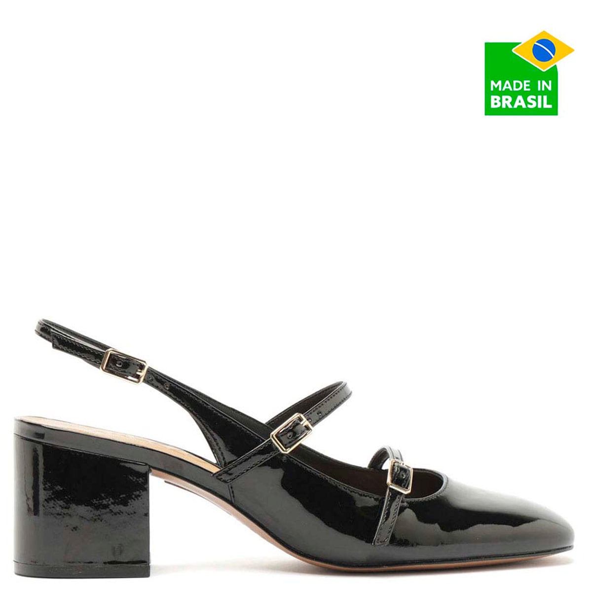 ZAPATOS VESTIR MUJER AREZZO NEGRO - 1