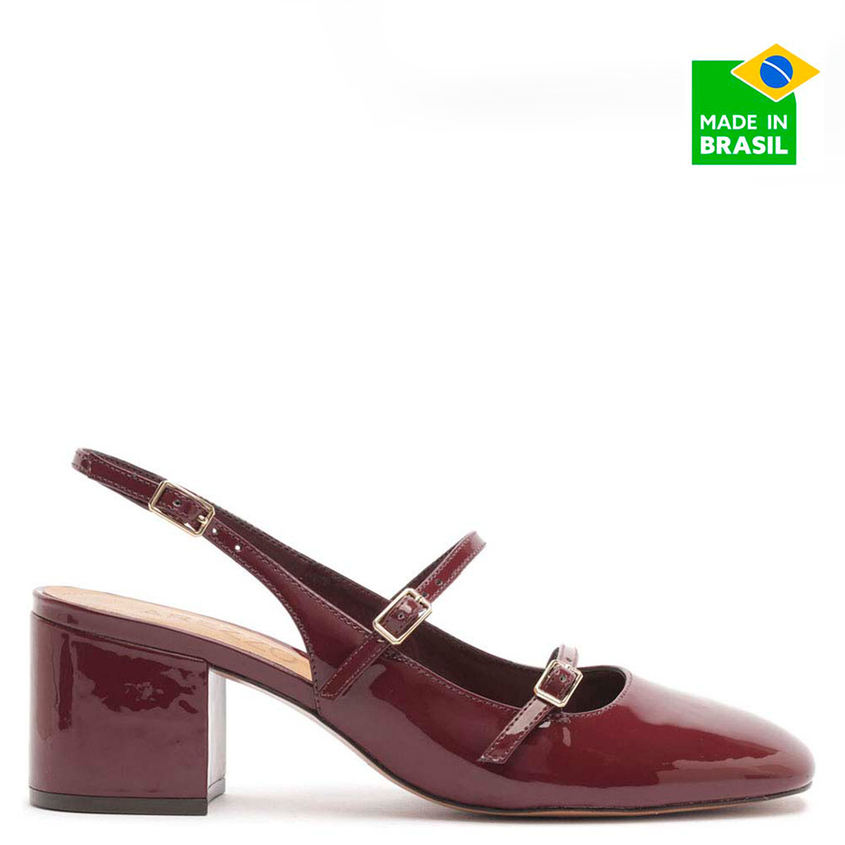 ZAPATOS VESTIR MUJER AREZZO ROJO - 1