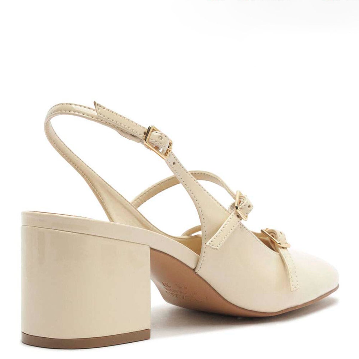 ZAPATOS VESTIR MUJER AREZZO CREMA - 4
