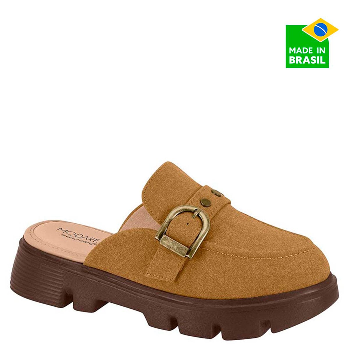 ZAPATOS VESTIR MUJER MODARE CARAMELO - 1