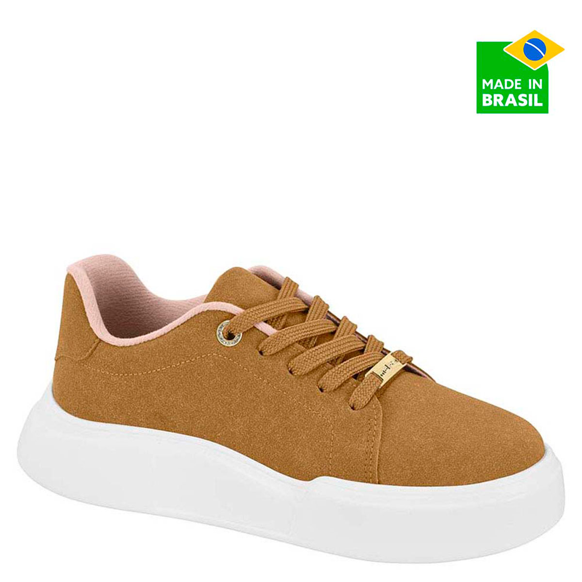 ZAPATILLAS MUJER MOLECA CASUALES CARAMELO - 1