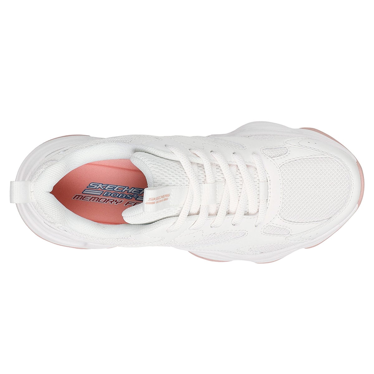 ZAPATILLAS MUJER SKECHERS URBANAS BLANCO BOBS DIEGO - 4