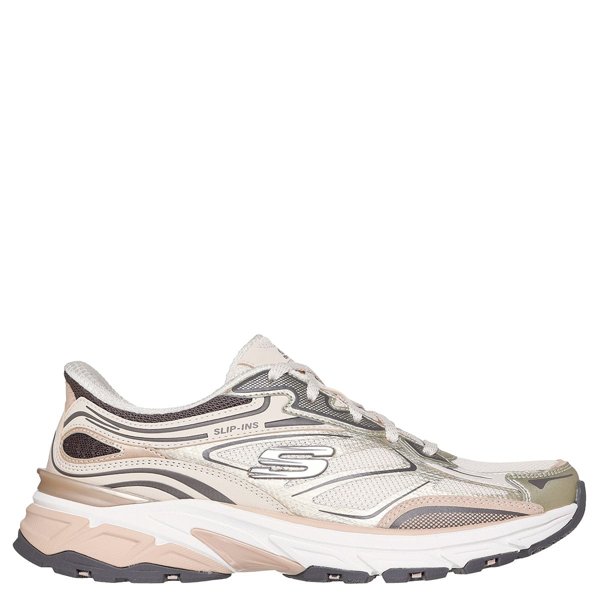 ZAPATILLAS MUJER SKECHERS URBANAS CREMA STAMINA SPORT - 1