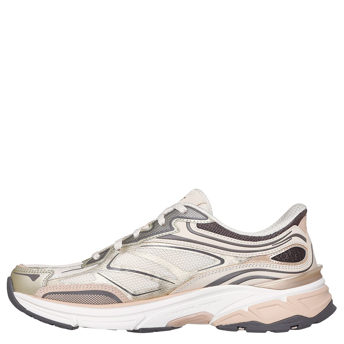 ZAPATILLAS MUJER SKECHERS URBANAS CREMA STAMINA SPORT - 3