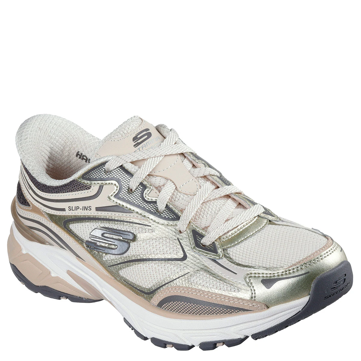 ZAPATILLAS MUJER SKECHERS URBANAS CREMA STAMINA SPORT - 2