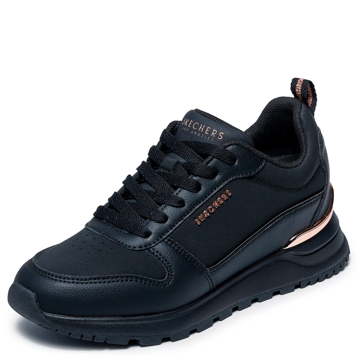 ZAPATILLAS MUJER SKECHERS URBANAS NEGRO RUNWAY - 3