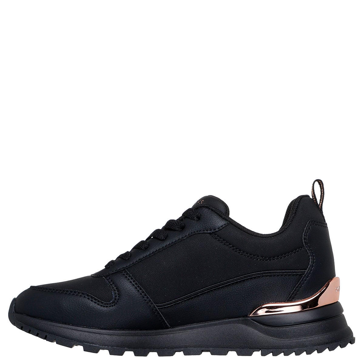 ZAPATILLAS MUJER SKECHERS URBANAS NEGRO RUNWAY - 4
