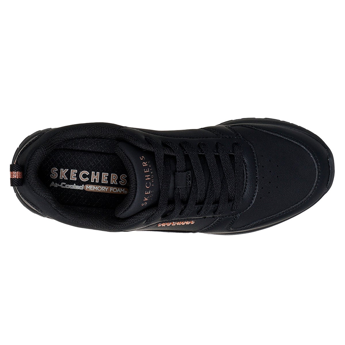 ZAPATILLAS MUJER SKECHERS URBANAS NEGRO RUNWAY - 5