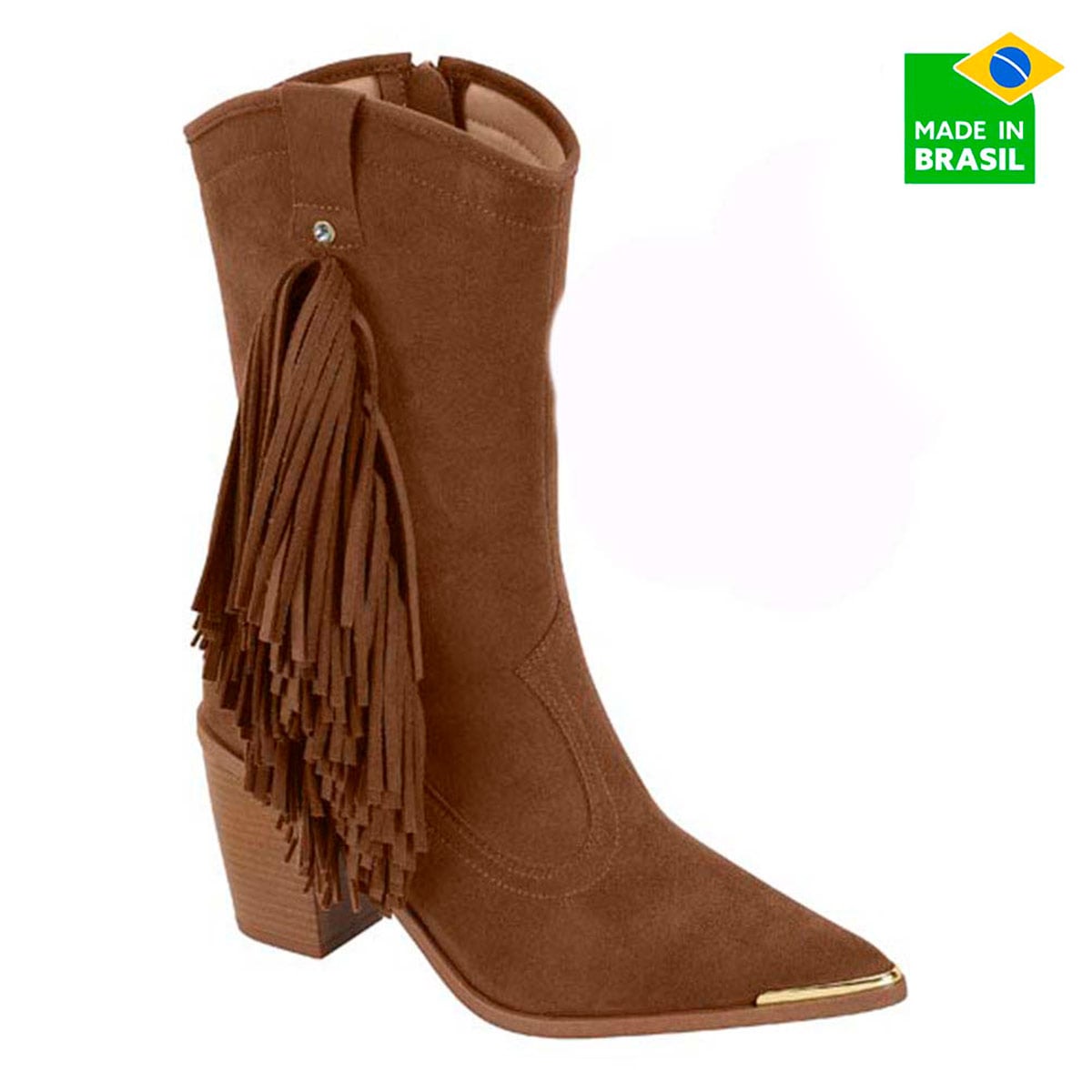BOTINES MUJER MOLECA CAMEL - 1