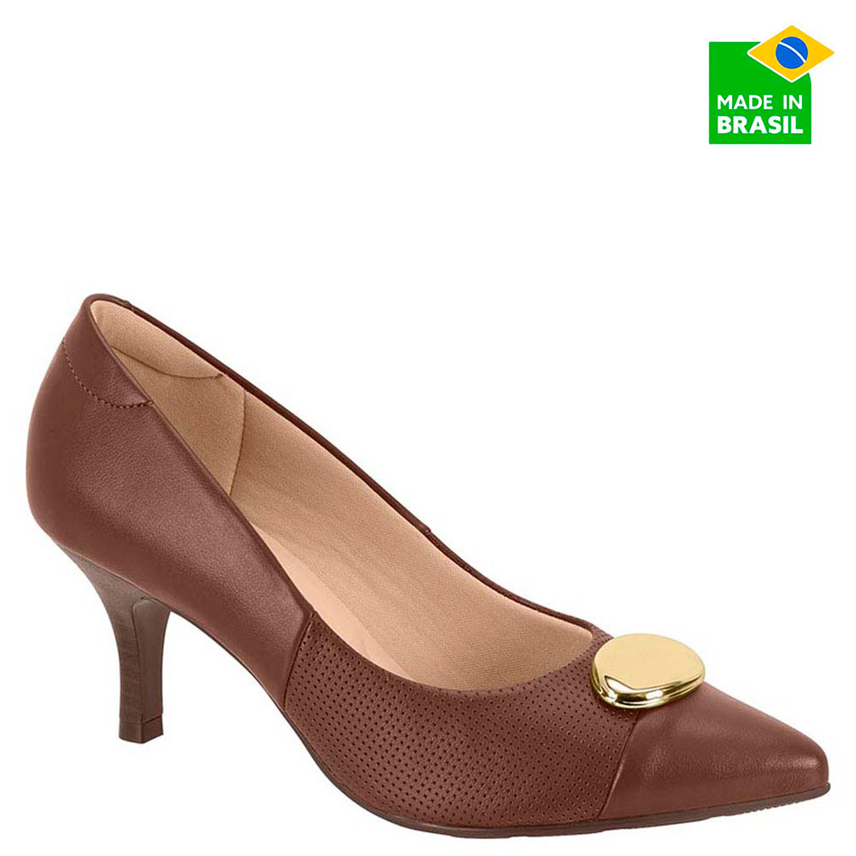 ZAPATOS VESTIR MUJER MODARE CAFÉ - 1