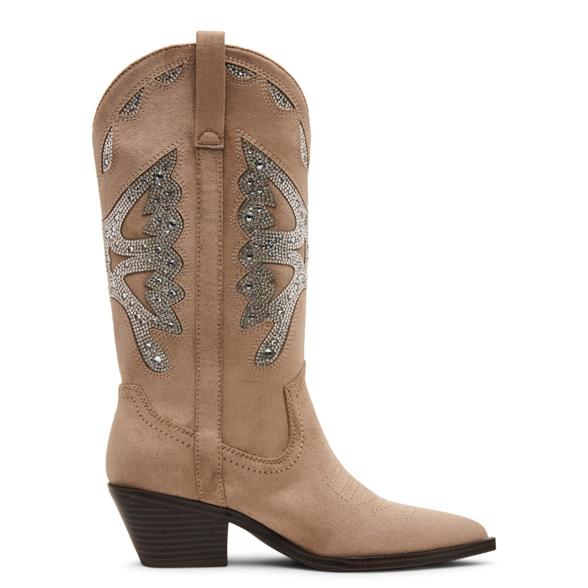 BOTAS MUJER STEVE MADDEN TAUPE SALOON-R - 1