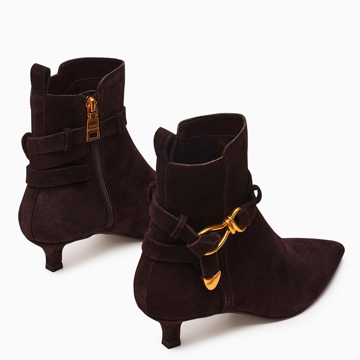 BOTINES MUJER STEVE MADDEN MARRÓN ROLLER - 4