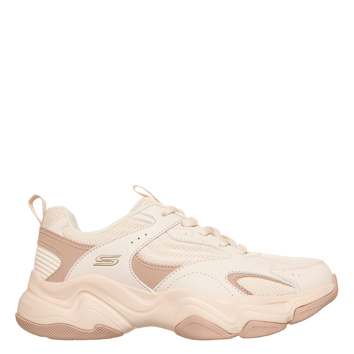 ZAPATILLAS MUJER SKECHERS URBANAS CREMA BOBS SPORT DIEGO - 1