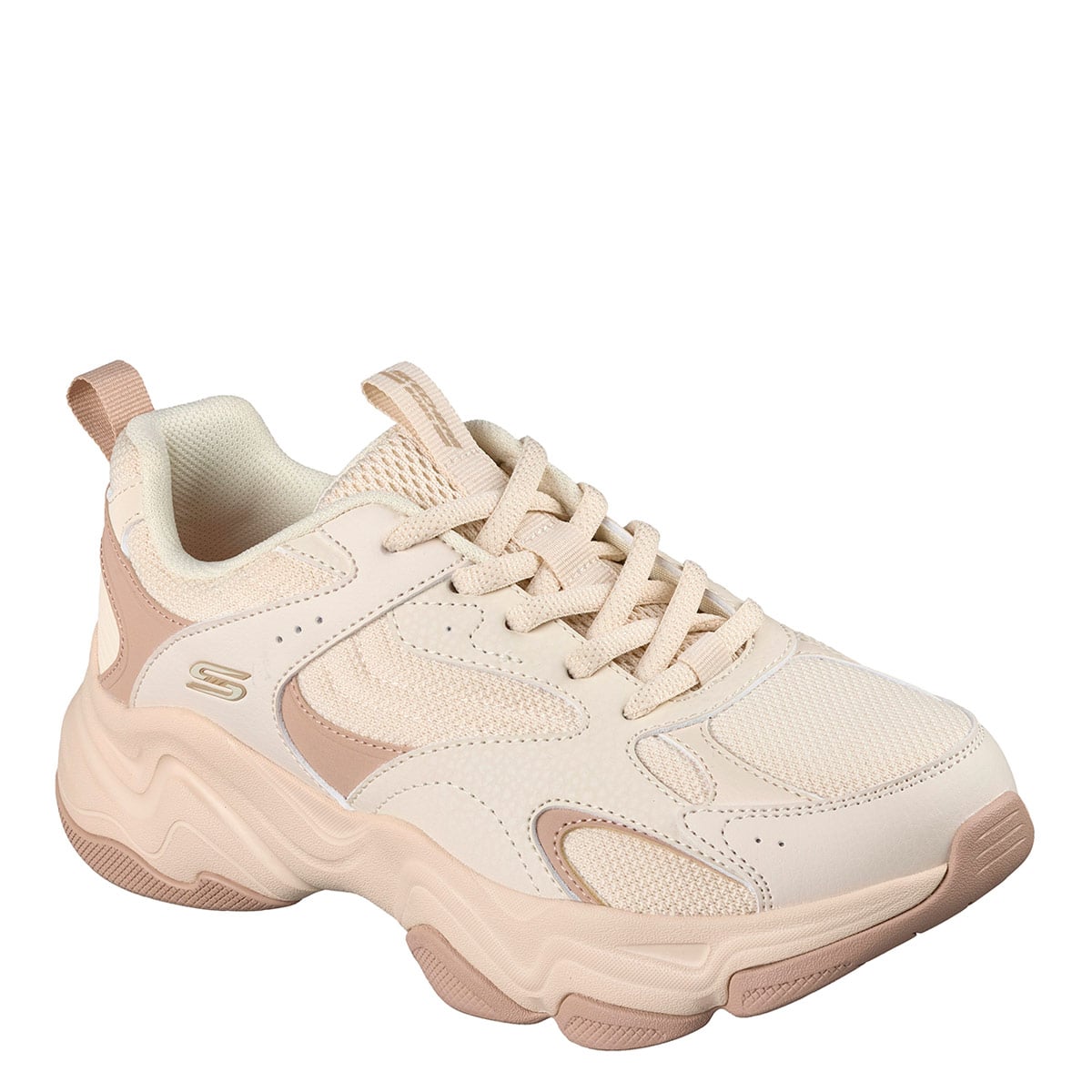 ZAPATILLAS MUJER SKECHERS URBANAS CREMA BOBS SPORT DIEGO - 2
