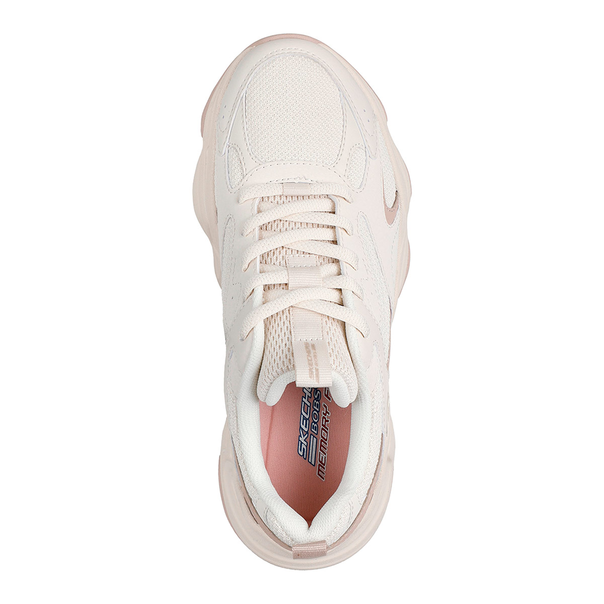 ZAPATILLAS MUJER SKECHERS URBANAS CREMA BOBS SPORT DIEGO - 5