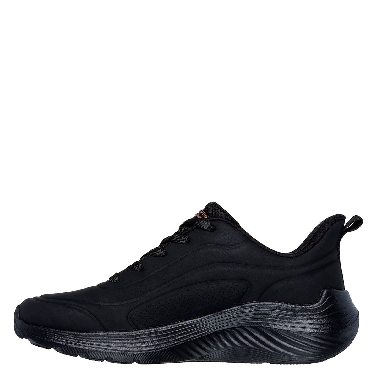 ZAPATILLAS MUJER SKECHERS URBANAS NEGRO BOBS SQUAD WAVES - 3
