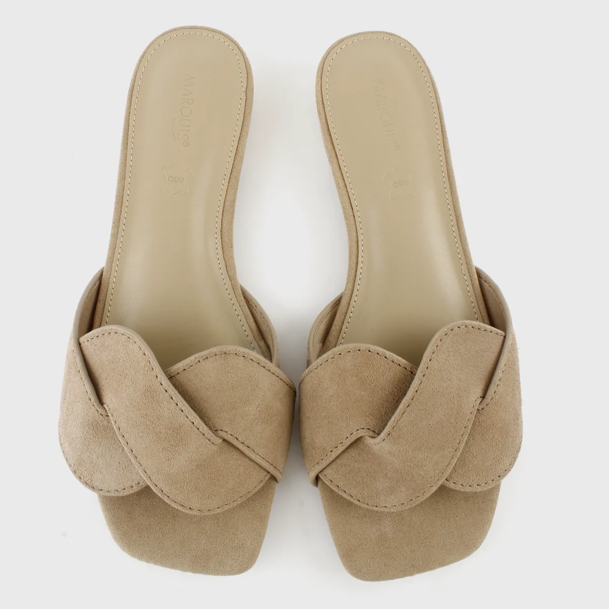 SANDALIAS MUJER MARQUIS MECHE-OL CUERO - 4