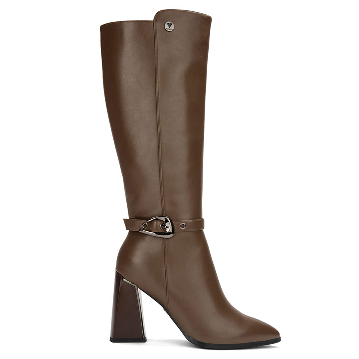 BOTAS MUJER VIA UNO TAUPE DF1389-F2658-3 - 1