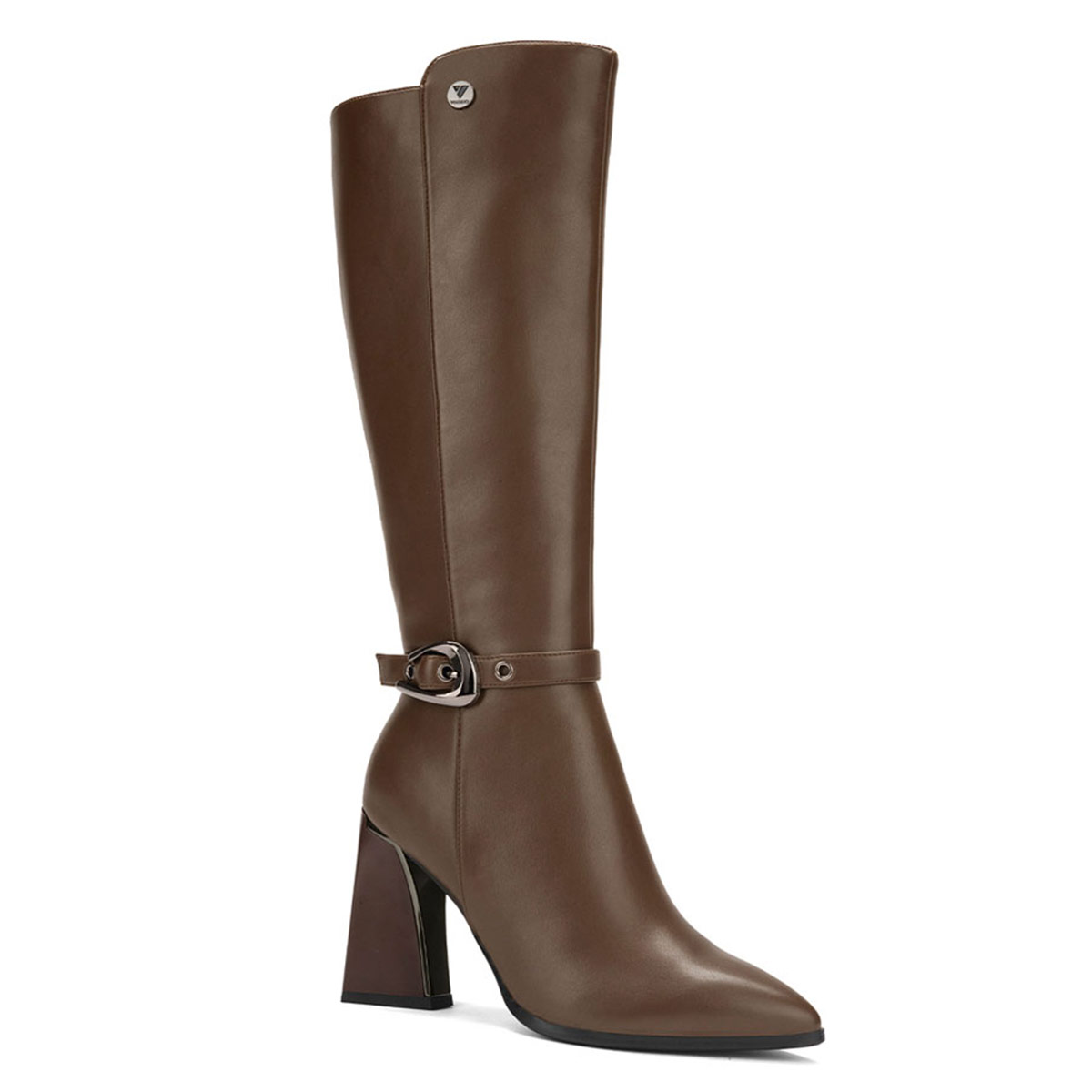 BOTAS MUJER VIA UNO TAUPE DF1389-F2658-3 - 3