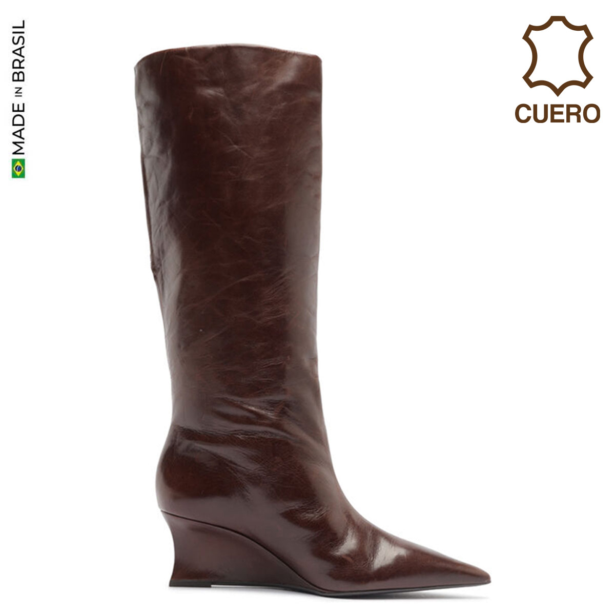 BOTAS MUJER AREZZO CUERO - 1