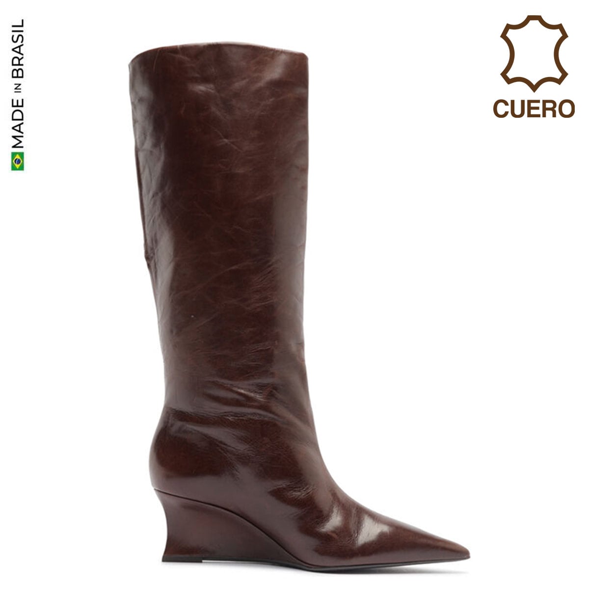 BOTAS MUJER AREZZO CUERO - 1