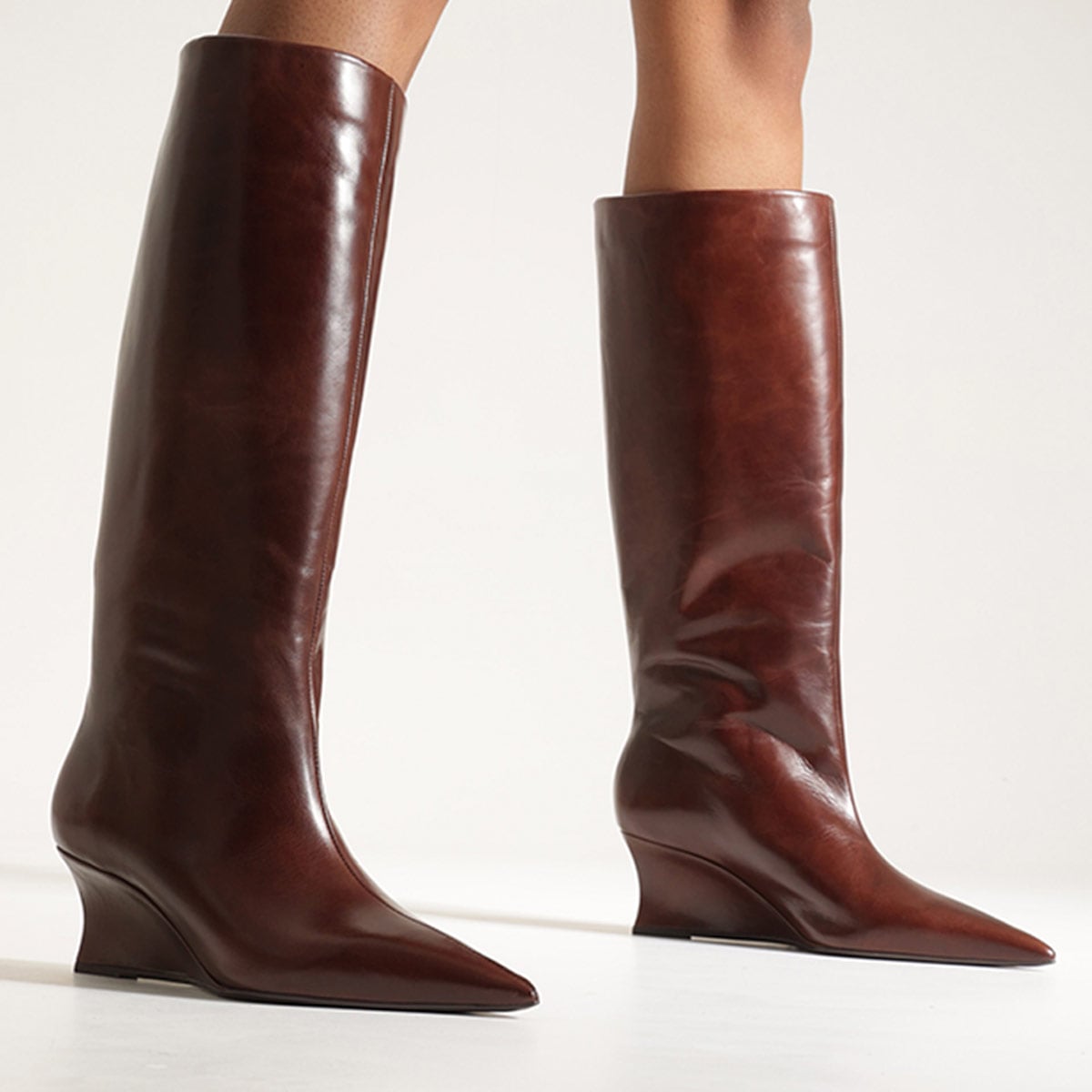 BOTAS MUJER AREZZO CUERO - 2