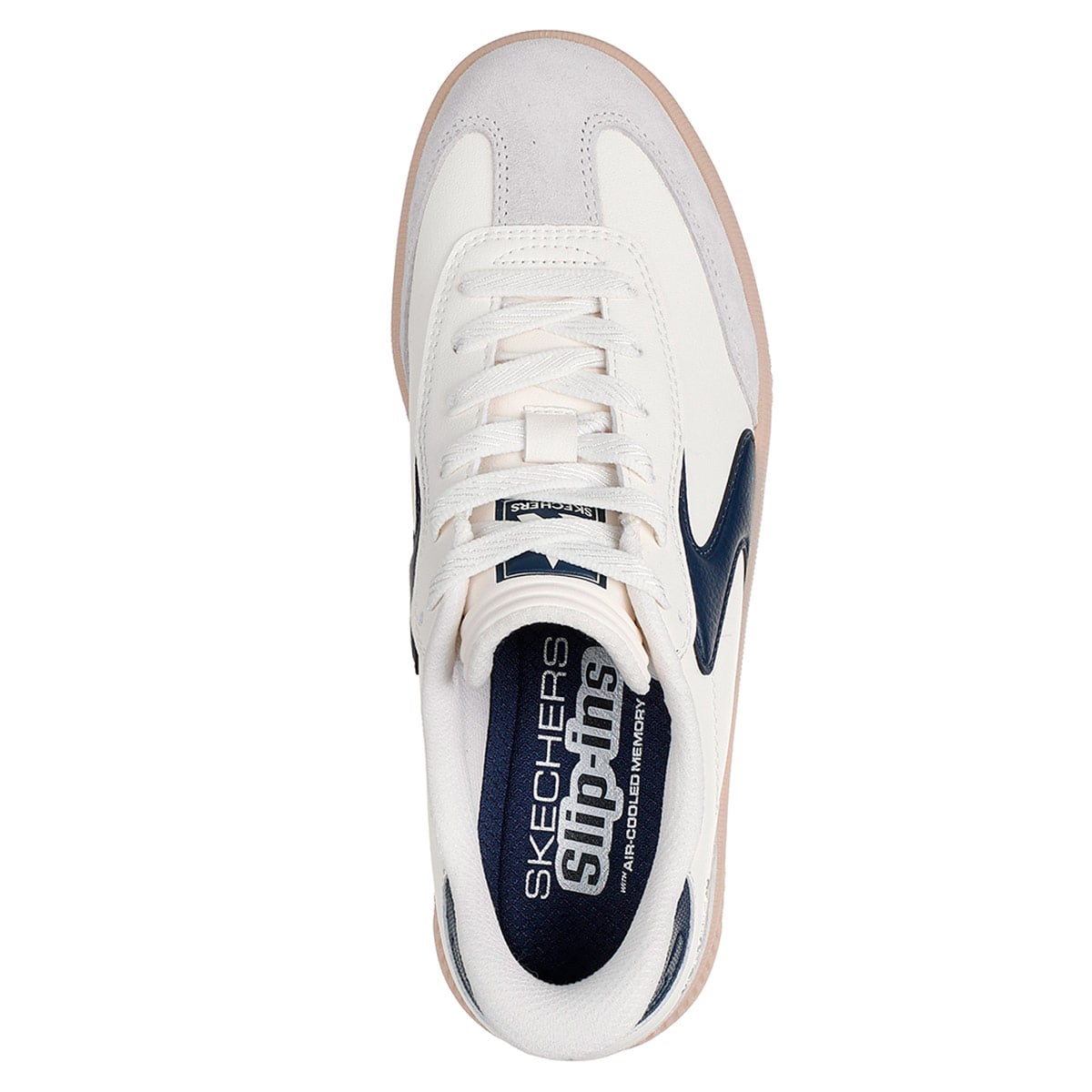 ZAPATILLAS MUJER SKECHERS URBANAS CREMA HOTSHOT HI - 5
