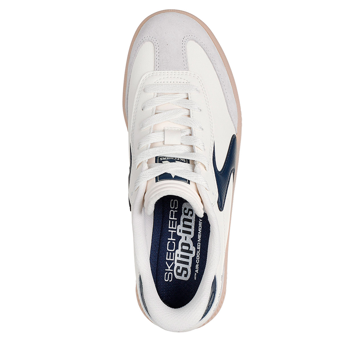ZAPATILLAS MUJER SKECHERS URBANAS CREMA HOTSHOT HI - 5