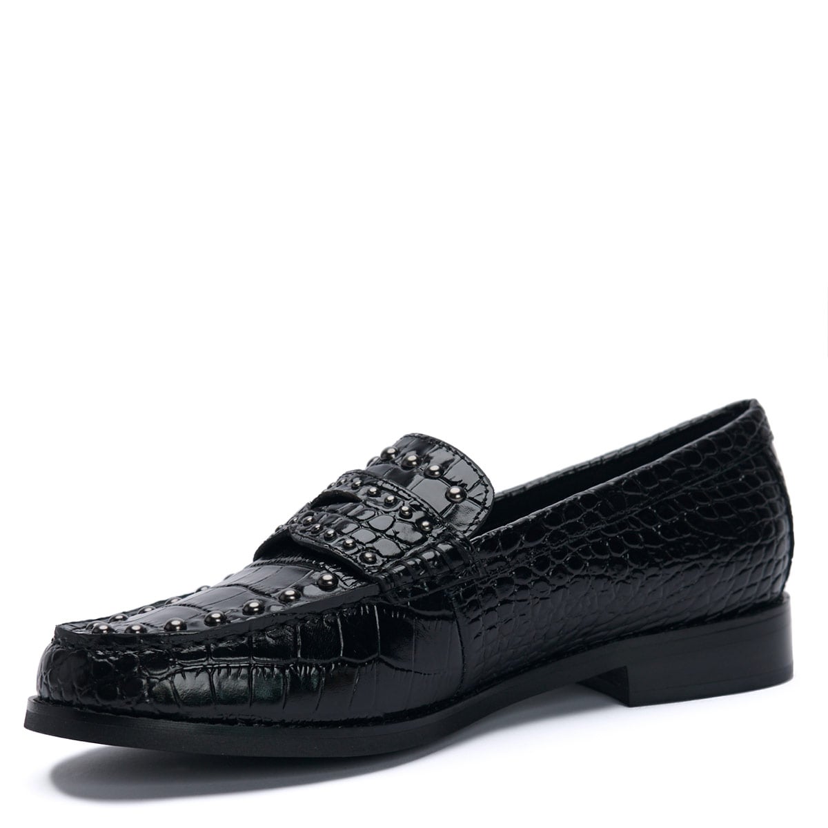 MOCASINES MUJER HUSH PUPPIES NEGRO CROTA CUERO - 4