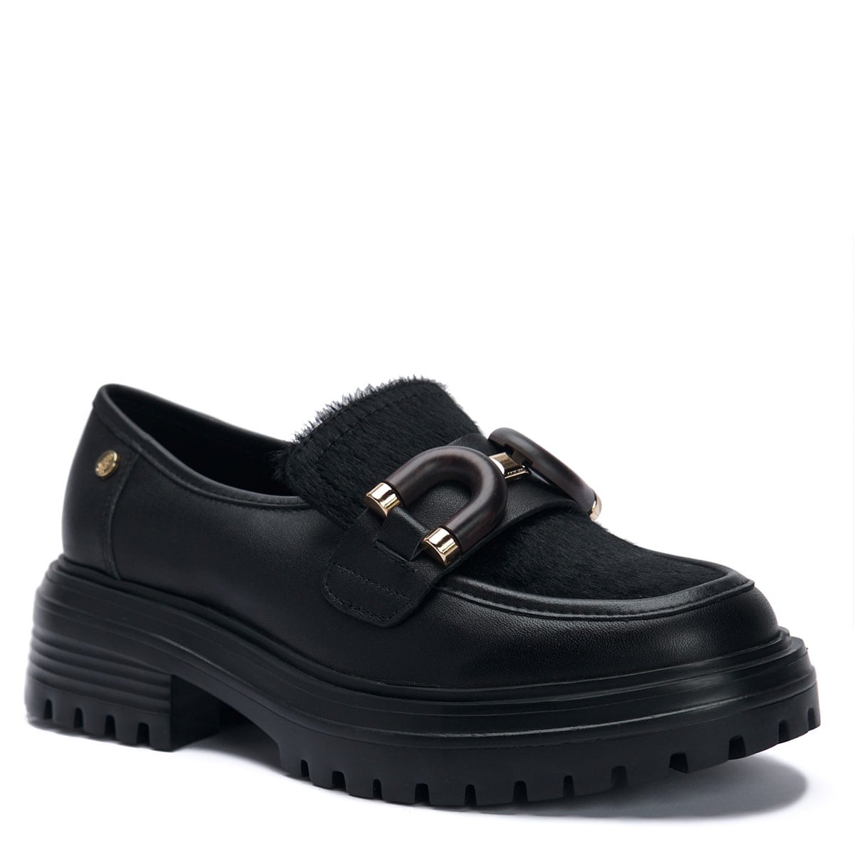MOCASINES MUJER HUSH PUPPIES NEGRO BOTANA CUERO - 2