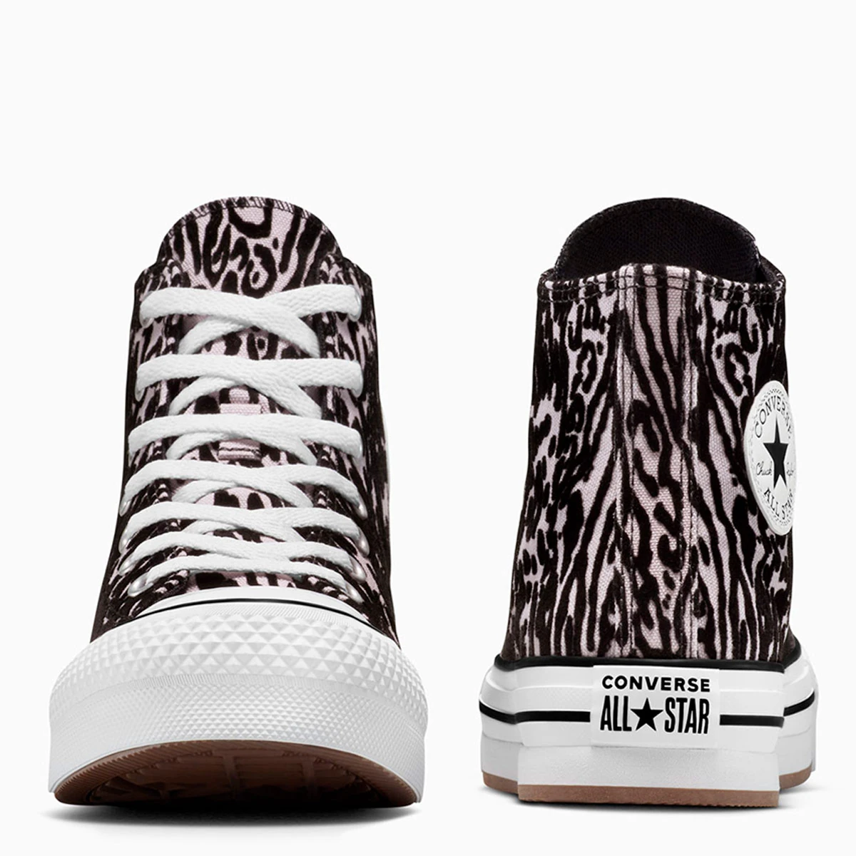 ZAPATILLAS MUJER CONVERSE URBANAS CHUCK TAYLOR ALL STAR EVA LIFT PLATFORM LEOPARD - 4
