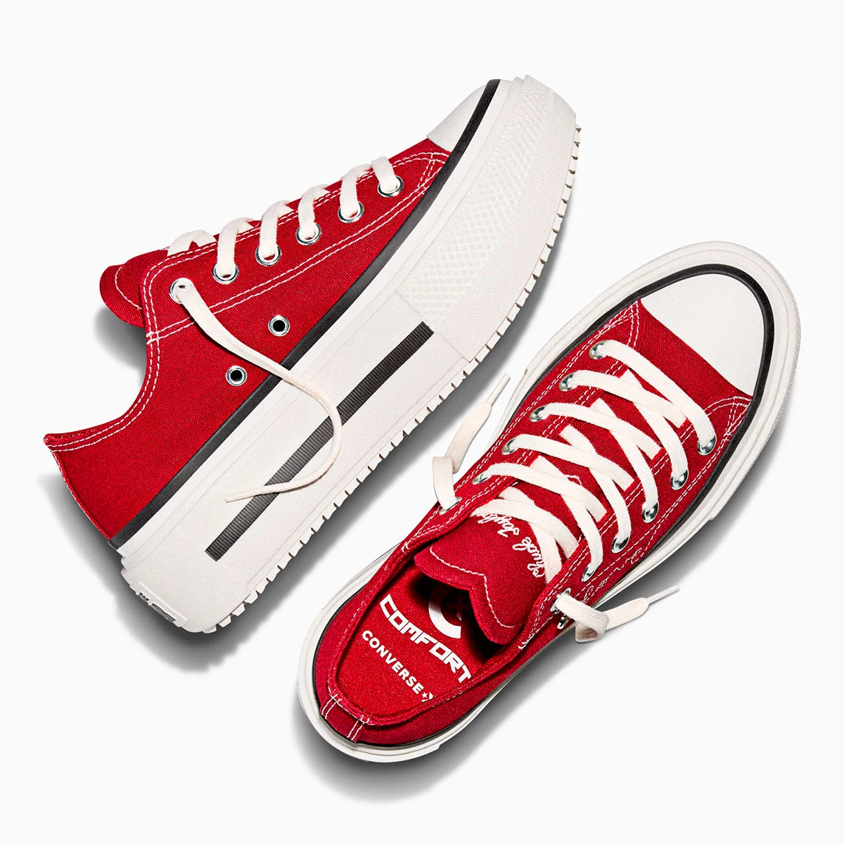 ZAPATILLAS MUJER CONVERSE URBANAS CHUCK TAYLOR ALL STAR DOUBLE STACK PLATFORM HEARTS - 4