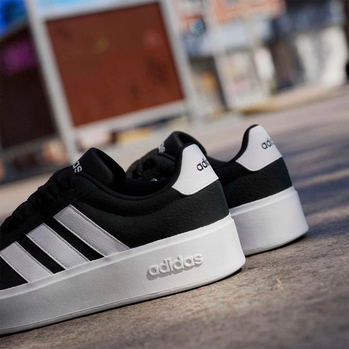 ZAPATILLAS MUJER ADIDAS URBANAS STREETTALK BOLD CUERO - 6