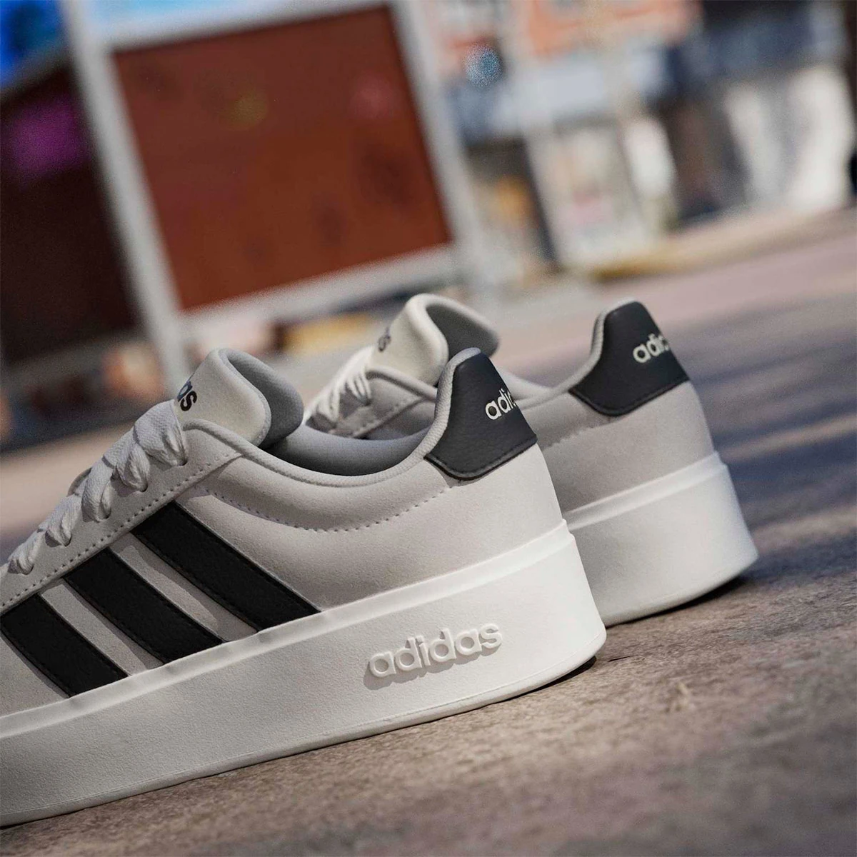 ZAPATILLAS MUJER ADIDAS URBANAS STREETTALK BOLD CUERO - 6