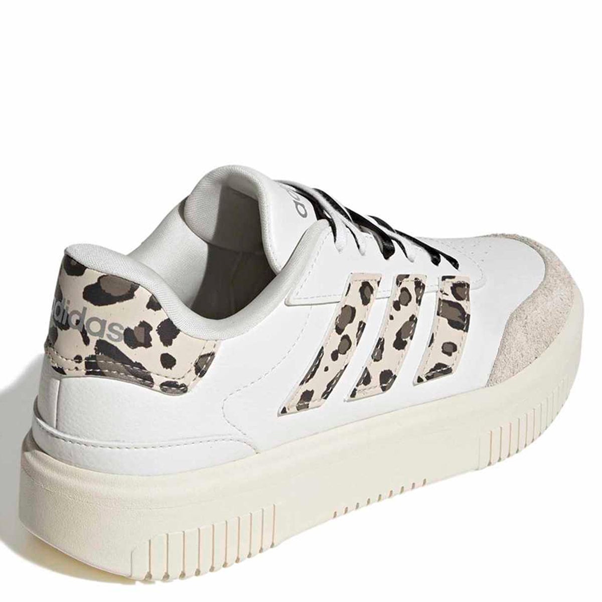 ZAPATILLAS MUJER ADIDAS URBANAS COURTBLOCK CUERO - 4