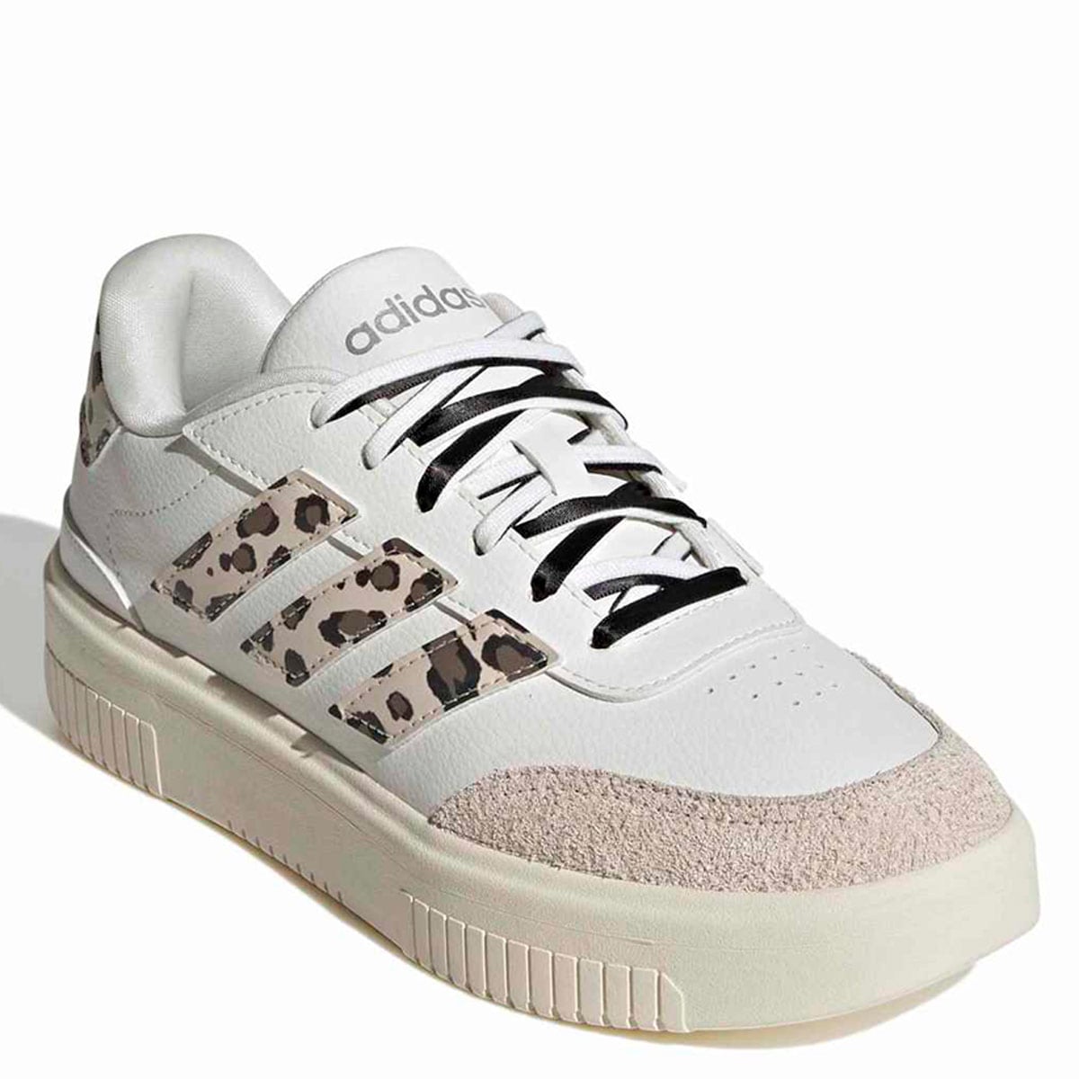 ZAPATILLAS MUJER ADIDAS URBANAS COURTBLOCK CUERO - 2