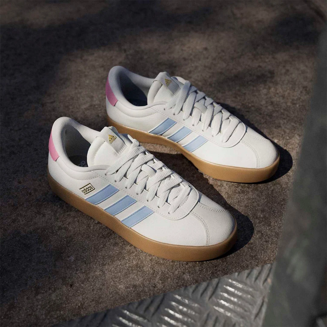 ZAPATILLAS MUJER ADIADS URBANAS VL COURT 3.0 LOW SKATEBOARDING CUERO - 2