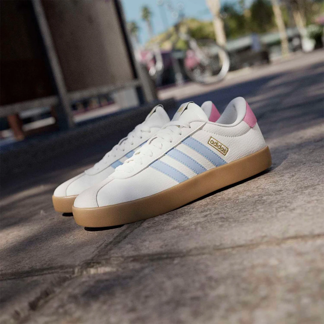 ZAPATILLAS MUJER ADIADS URBANAS VL COURT 3.0 LOW SKATEBOARDING CUERO - 4